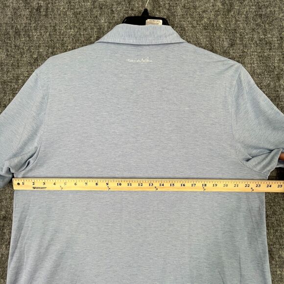 TRAVIS MATHEW POLO SHIRT MENS XXL BLUE GOLF CASUAL BUSINESS PIMA-COTTON PERU - Picture 7 of 10